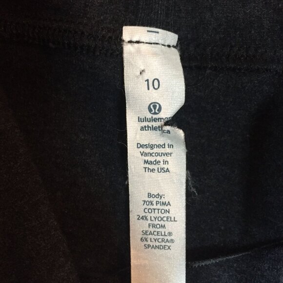 Lululemon Womens S Top Dark Gray Long Sleeve Wrap Front Crossover - Picture 5 of 9